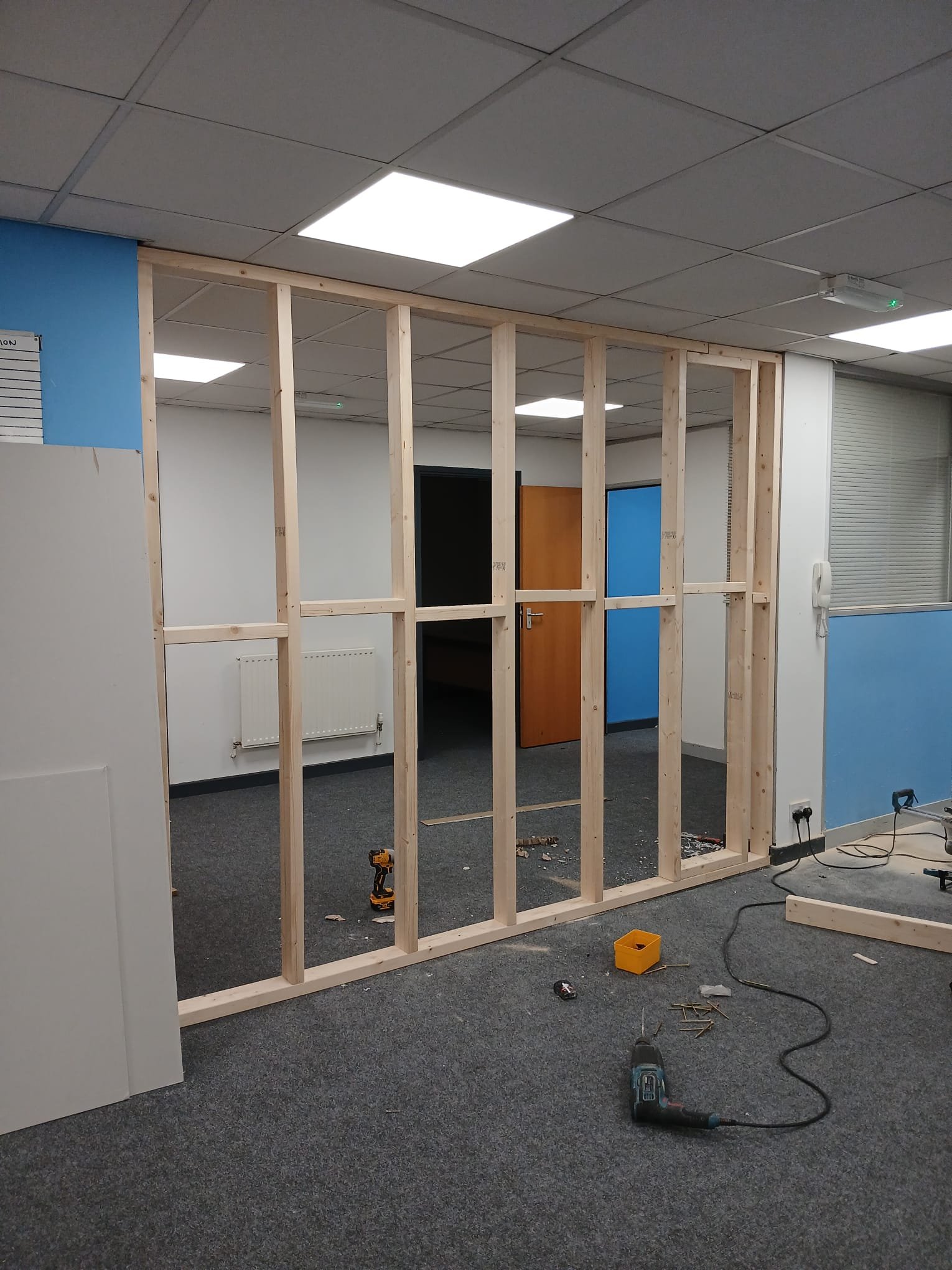 Partition Plastering